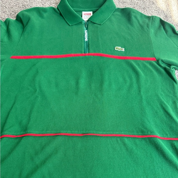 Supreme x Lacoste Long Sleeve Polo - Picture 2 of 8